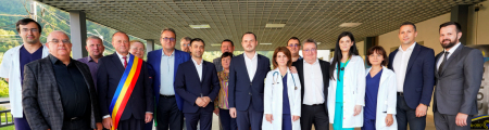 Ministrul Sănătății Alexandru Rogobete a vizitat Spitalul Orășenesc Vișeu de Sus